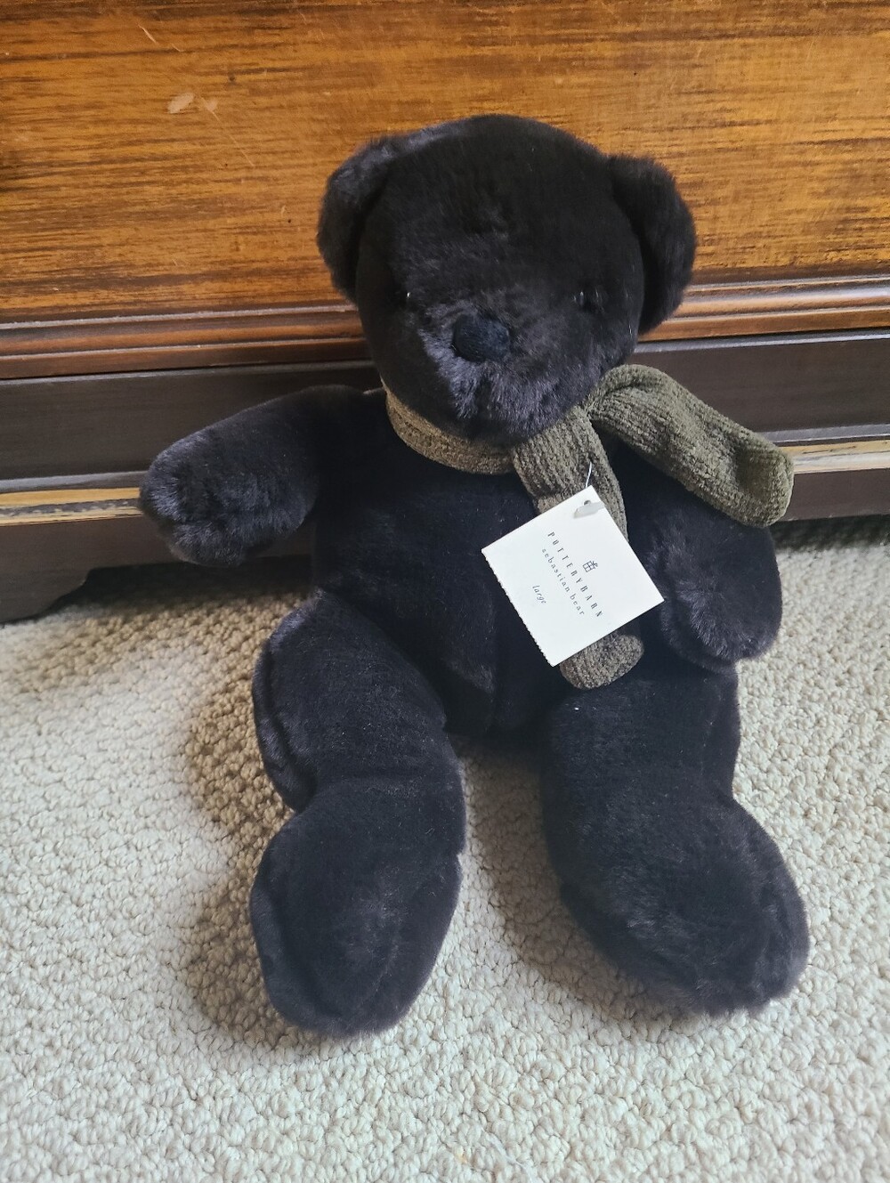 NWT & RARE Pottery Barn Sebastian Plush Bear